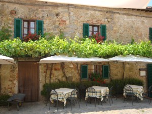 Café in Cetona, Italy www.eileenslovak.com