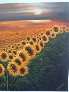 "Sunflowers" by Lisa Deiranieh