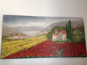 Painting by Lisa Deiranieh